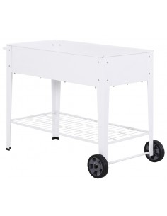 Højbed på hjul i metal...