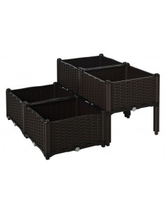 Højbed i kunststof B80 x...