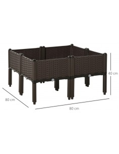 Højbed i kunststof B80 x... 2