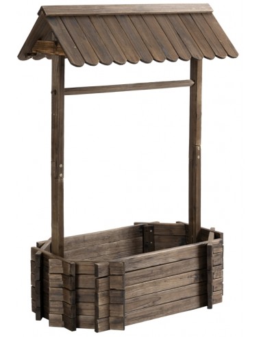 Højbed i fyrretræ B93 x D55 x H137 cm...