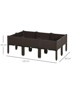 Højbed i kunststof B120 x... 2