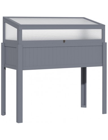 Væksthus i fyrretræ og polycarbonat...