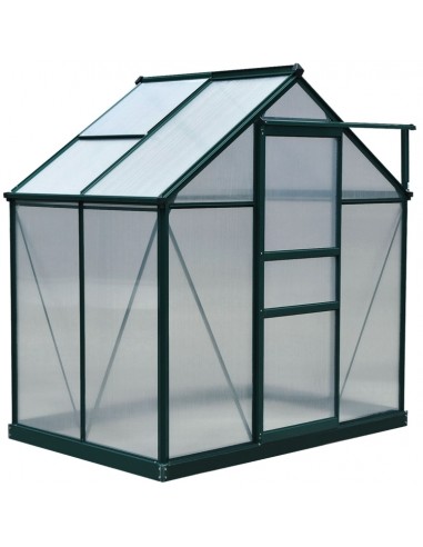 Drivhus i aluminium og polycarbonat...