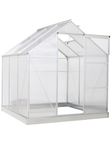 Drivhus i aluminium og polycarbonat...