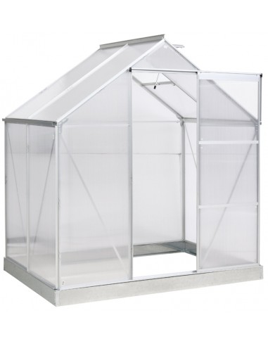 Drivhus i aluminium og polycarbonat...