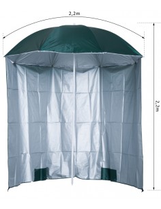 Strandparasol med dække i... 2