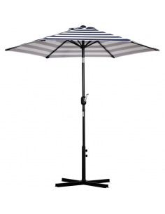 Parasol med tilt i metal og...
