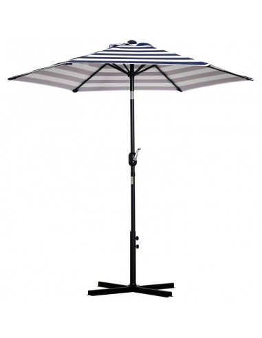 Parasol med tilt i metal og polyester...