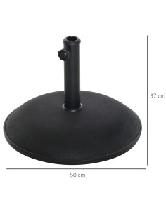 Parasolfod 25 kg i stål og... 2