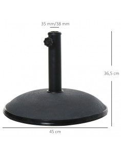 Parasolfod 20 kg i stål og... 2