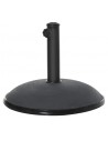Parasolfod 20 kg i stål og cement H36,5 x Ø45 cm - Grå