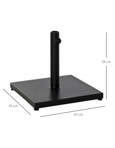 Parasolfod 18 kg i metal... 2