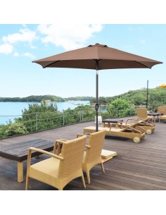 Parasol med tilt i metal og... 2