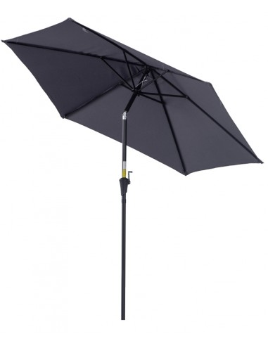 Parasol med tilt i metal og polyester...