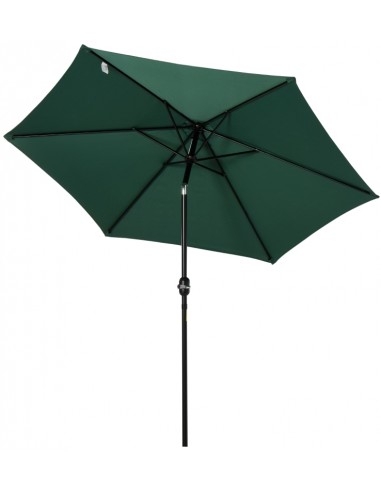 Parasol med tilt i metal og polyester...