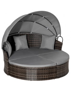 Daybed Solseng i polyrattan...