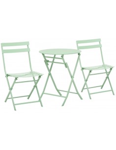 Bistrosæt med 2 klapstole...