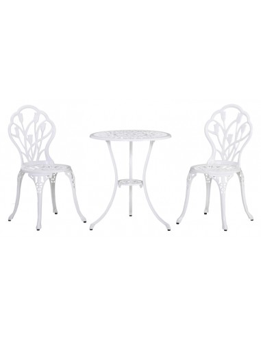 Bistrosæt med 2 stole og 1 bord i...