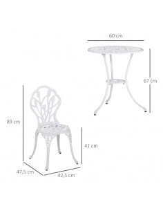 Bistrosæt med 2 stole og 1... 2