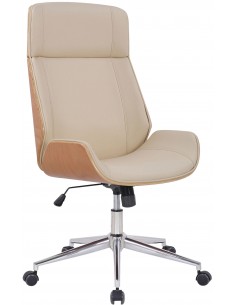 Kontorstol i formtræ og...