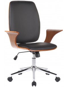 Kontorstol i formtræ og...