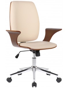 Kontorstol i formtræ og...