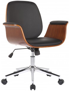 Kontorstol i formtræ og...