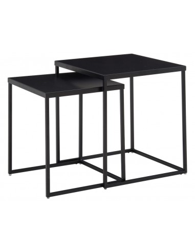 Sæt med 2 sofaborde i metal H40 + 45...