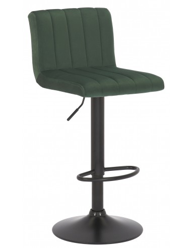 Barstol i metal og velour H85 - 106...