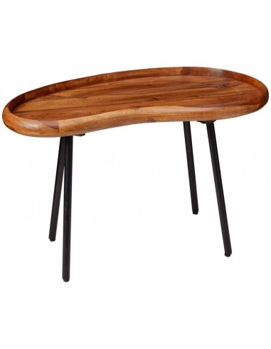 Sofabord i metal og sheeshamtræ 71 x...