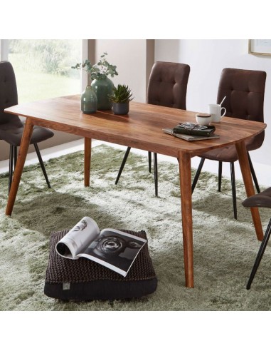 Spisebord i sheeshamtræ 120 x 60 cm -...