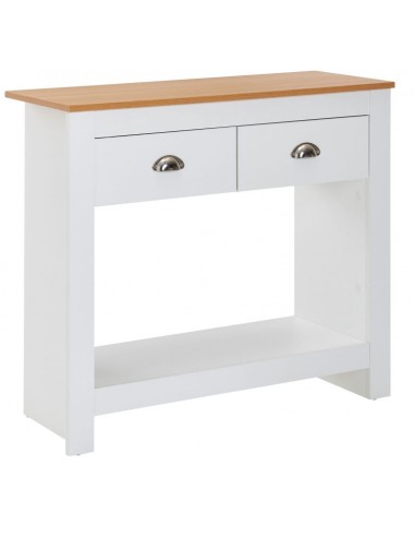 Konsolbord i møbelplade 85 x 35 cm -...