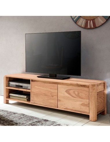 Tvbord i akacietræ 140 x 35 cm - Akacie