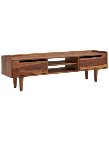 Tvbord i sheeshamtræ 145 x 35 cm - Brun