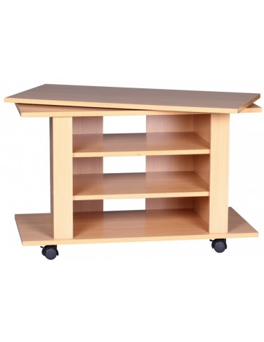 Tvbord i møbelplade 78 x 38 cm - Bøg