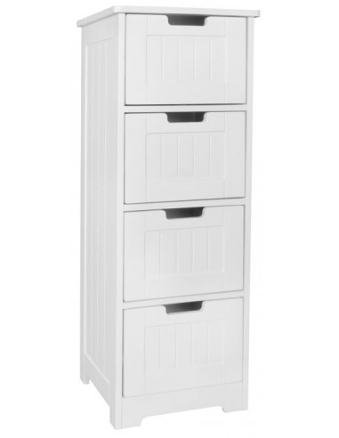 Kommode i mdf H83 x B30 cm - Hvid