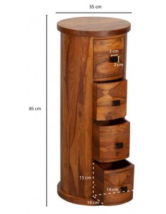 Kommode i sheeshamtræ H85 x... 2