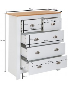 Kommode i møbelplade H95 x... 2