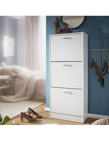 Skoskab i møbelplade H125 x B50 cm -...