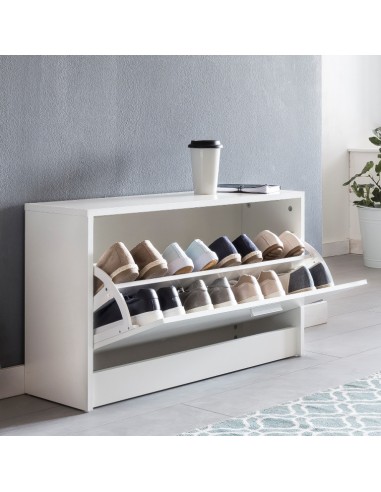 Skoskab i møbelplade H47 x B80 cm - Hvid