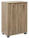 Skoskab i møbelplade H90 x B60 cm - Sonoma eg