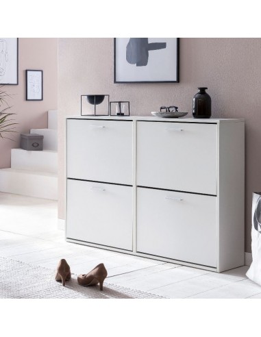 Skoskab i møbelplade H81 x B120 cm -...