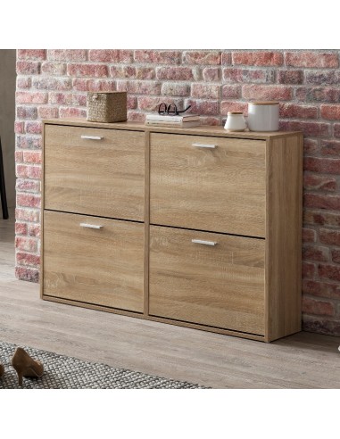 Skoskab i møbelplade H81 x B120 cm -...