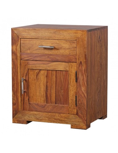 Sengebord i sheeshamtræ H60 x B50 cm...