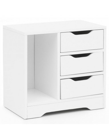 Sengebord i møbelplade H50 x B49 cm -...