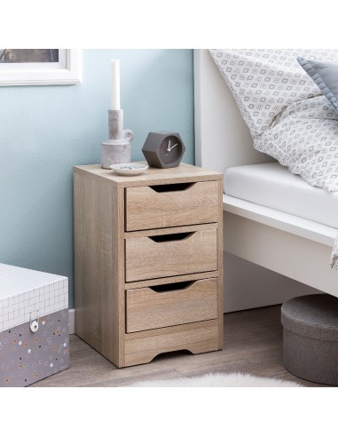 Sengebord i møbelplade H49 x B31 cm -...