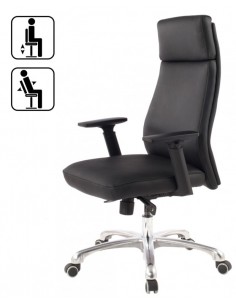 Kontorstol i metal og ægte... 2