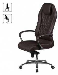 Kontorstol i metal og ægte... 2