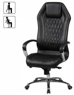 Kontorstol i metal og ægte... 2