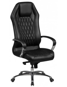 Kontorstol i metal og ægte...